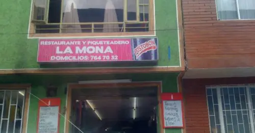 RESTAURANTE Y PIQUETEADERO LA MONA CARRERA 1A 76 CON 12 RESTAURANTE Y PIQUETEADERO LA MONA CARRERA 1A 76 CON 12